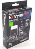 SanDisk 4GB Extreme III SDHC Memory Card (133X)