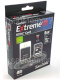 SanDisk 8GB Extreme III SDHC Memory Card (133X)