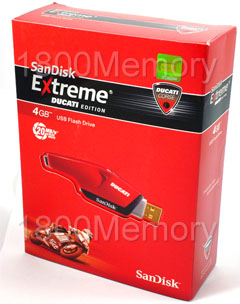 SanDisk 4GB Extreme Ducati Edition USB Flash Drive