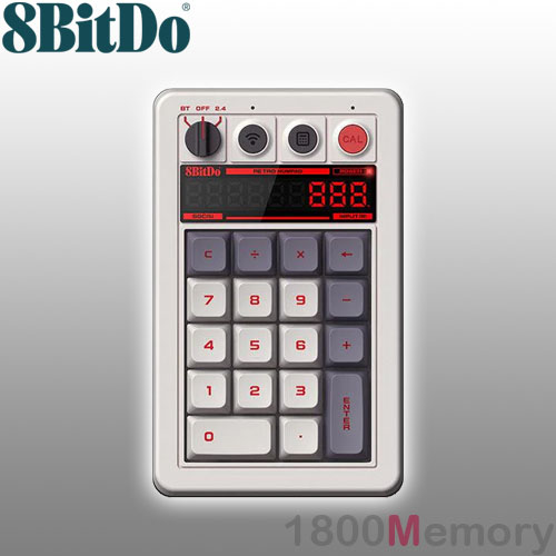 【新品】8BitDo Retro 18 Mechanical Numpad（N） Amazon.com: 8BitDo Retro 18 Mechanical Numpad, Supports