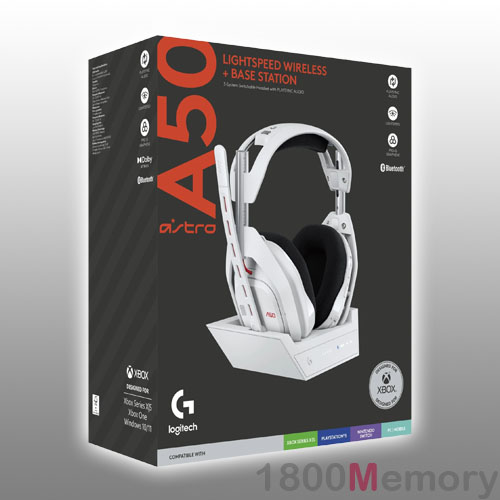 Logitech G Astro A50 G5 Lightspeed Wireless Gaming Headset + Base