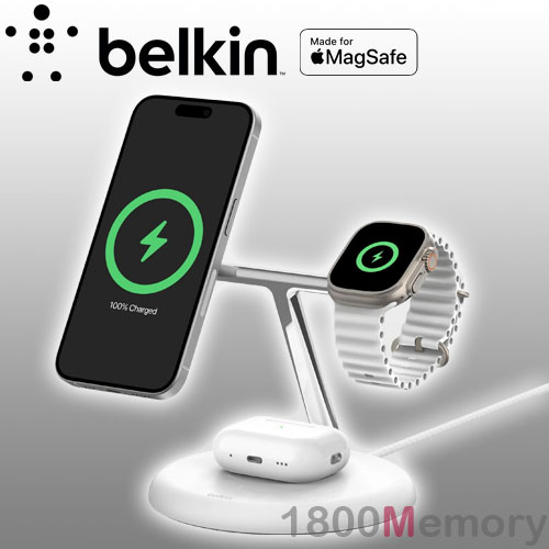 スマホアクセサリー Belkin Boost Charge Pro2-in-1  MagSafe Amazon.com: Belkin 2-in-1 Wireless Charging Pad with MagSafe