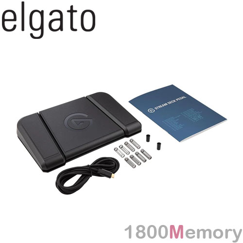 Elgato Stream Deck Pedal Game Control Content Creation Black Elgato Stream Deck Pedal Game Control Content Creation Black