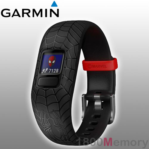 black spiderman garmin watch