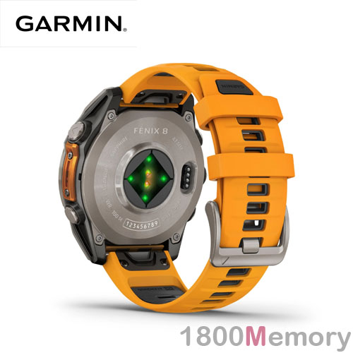 Orange Garmin Fenix Sapphire 6s Garmin Fenix 47mm AMOLED Sapphire