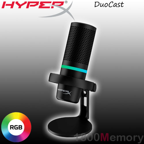 HyperX QuadCast S USB C Condenser Microphone Shock Mount Mic Black for PC  Mac