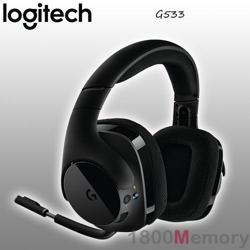 logitech g533 over ear noise cancelling wireless gaming headset