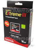 SanDisk 16GB Extreme III Compact Flash CF Card (200X) R2