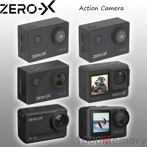 GENUINE Zero-X Action Camera ZX10 ZX20 ZX30 ZX40 ZX50 ZX60
