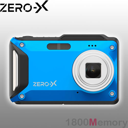 GENUINE Zero-X Digital Compact Camera Explora Adventura FHD Aqua